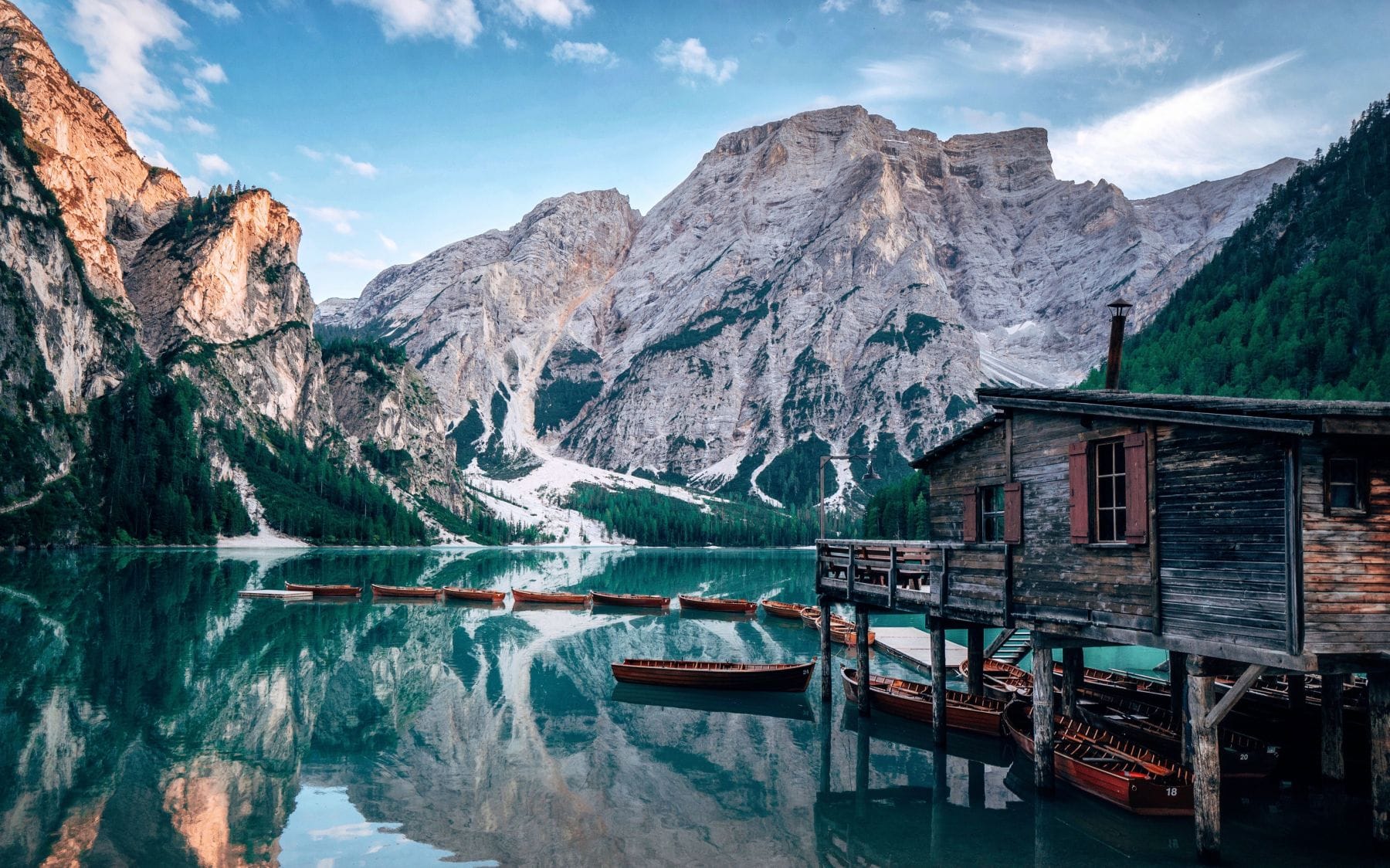 Braies Lake Dolomites